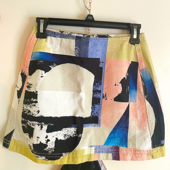 Urban outfitters color patch denim skirt……. Brand bdg - Picture 1 of 1